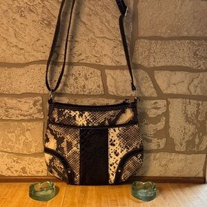 Nine & Co. Snakeskin Crossbody Bag